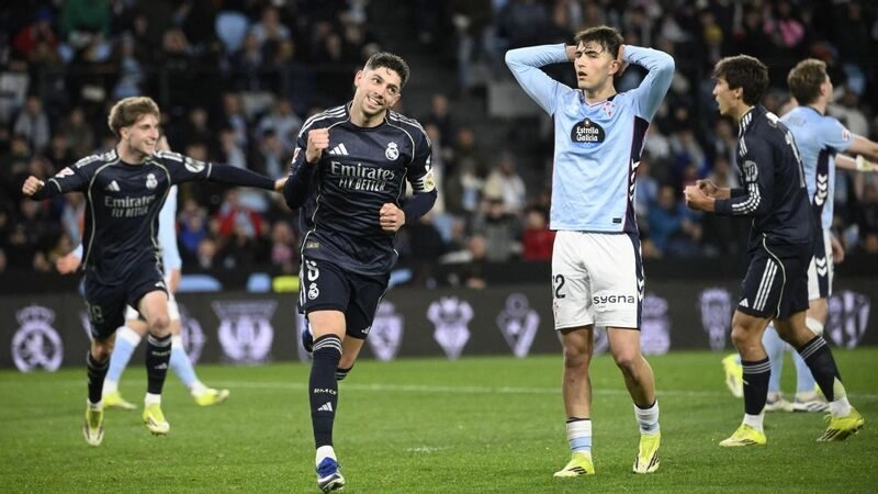 Thủ quân Valverde và danh hiệu cầu thủ hay nhất trận Celta Vigo vs Real Madrid